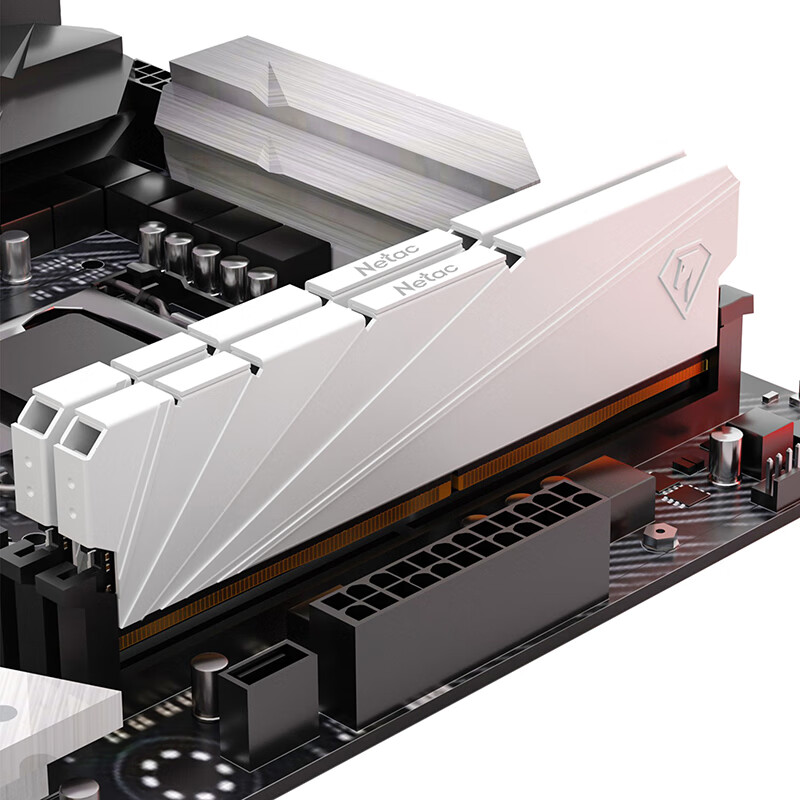 朗科(Netac) DUS04 16G 行业商用金属马甲条台式机内存条 DDR4-3200高清大图