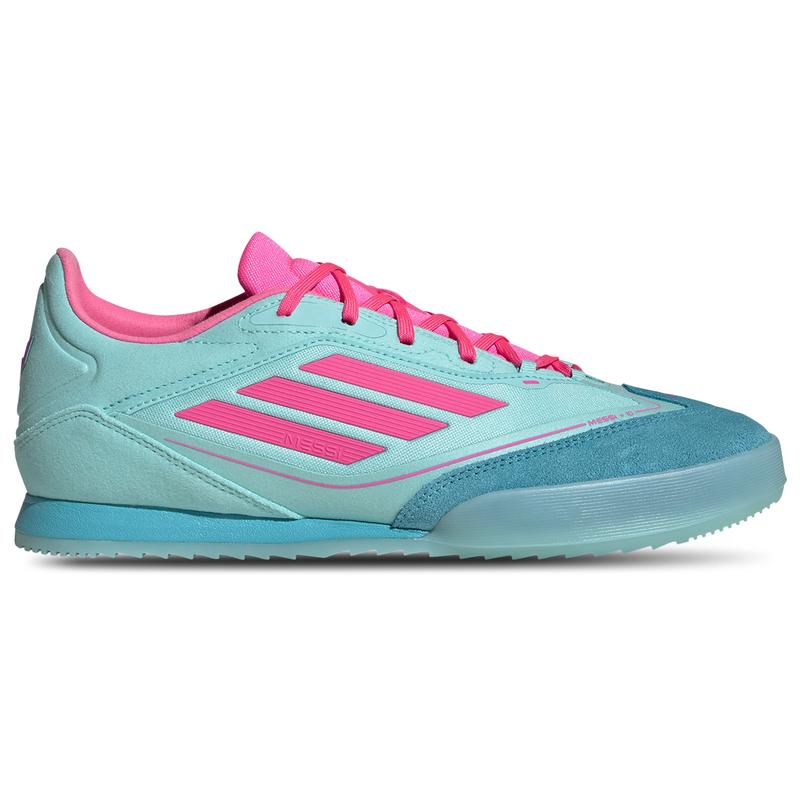 阿迪达斯(adidas)梅西同款休闲足球鞋舒适潮流街头百搭运动鞋 Aqua/Pink 40.5