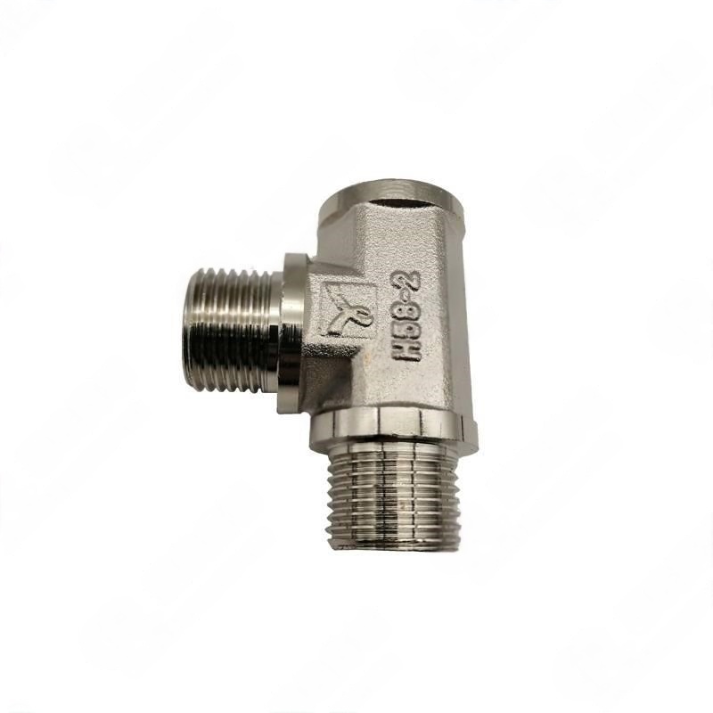 南方卫通 全铜内外丝三通接头 4分内*外*外丝电镀三通 个高清大图