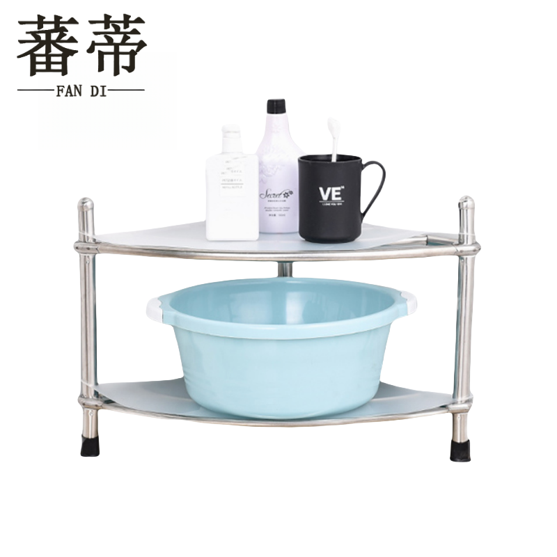 蕃蒂 脸盆架双层 个