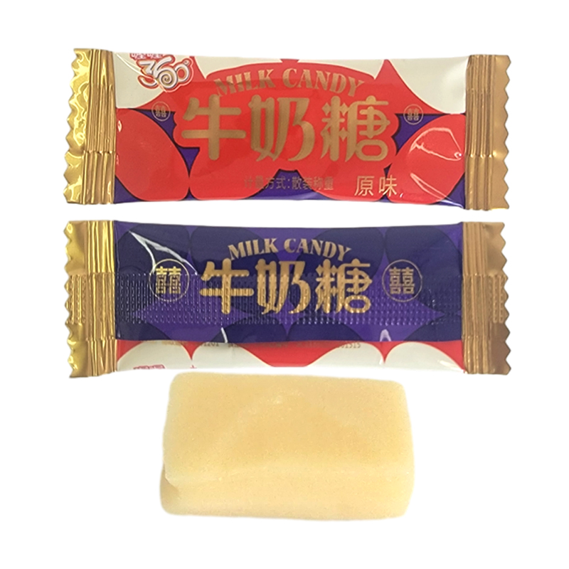 喔喔360°原味牛奶糖散装250g婚庆结婚喜糖年货休闲零食品高清大图