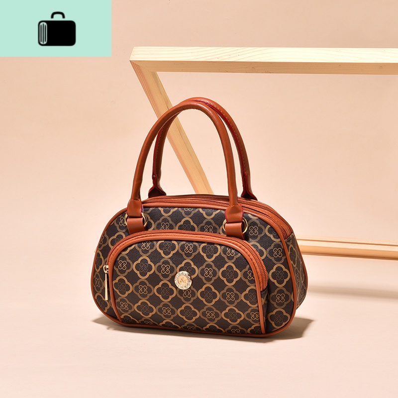 妈妈买菜包中老年手提小包女包老人手机零钱包老太太手拎夏季小包NEW LAKE 88深色云彩纹买菜包三层拉链