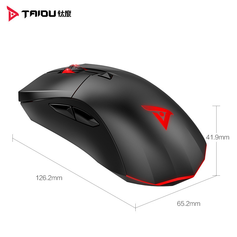 钛度TAIDU TSG550守望者电竞游戏鼠标有线电脑鼠标宏LOL吃鸡CF