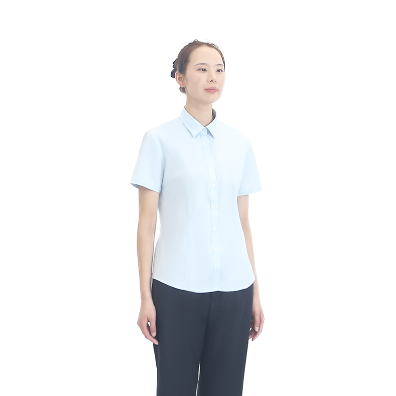 燕舞BD2FX723205R1F调控运行女短袖衬衫150-175(计价单位:件)浅蓝色
