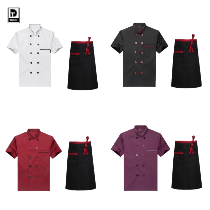 Tduo炊事员工作服套装 U26 套 颜色备注 4XL