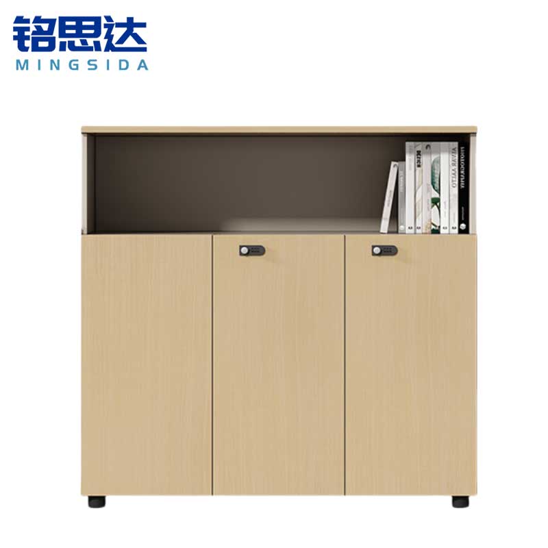 铭思达储物矮柜三门台高清大图
