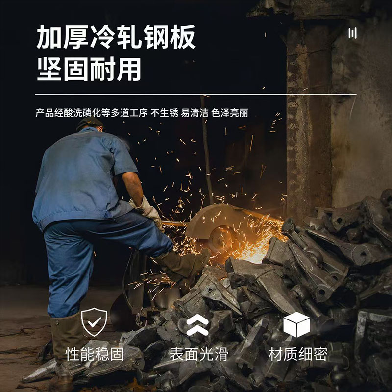 汉诺鑫威电子保密柜钢制文件柜保险柜铁皮资料柜矮柜单节白色指纹锁420*900*900高清大图