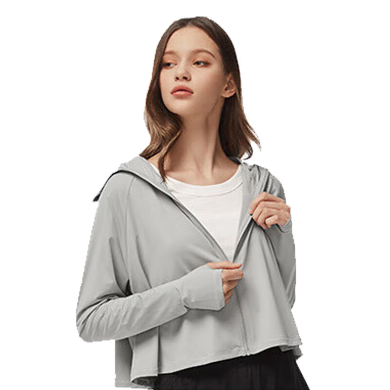 蕉下bananaunder冰薄系列披肩防晒服远山灰