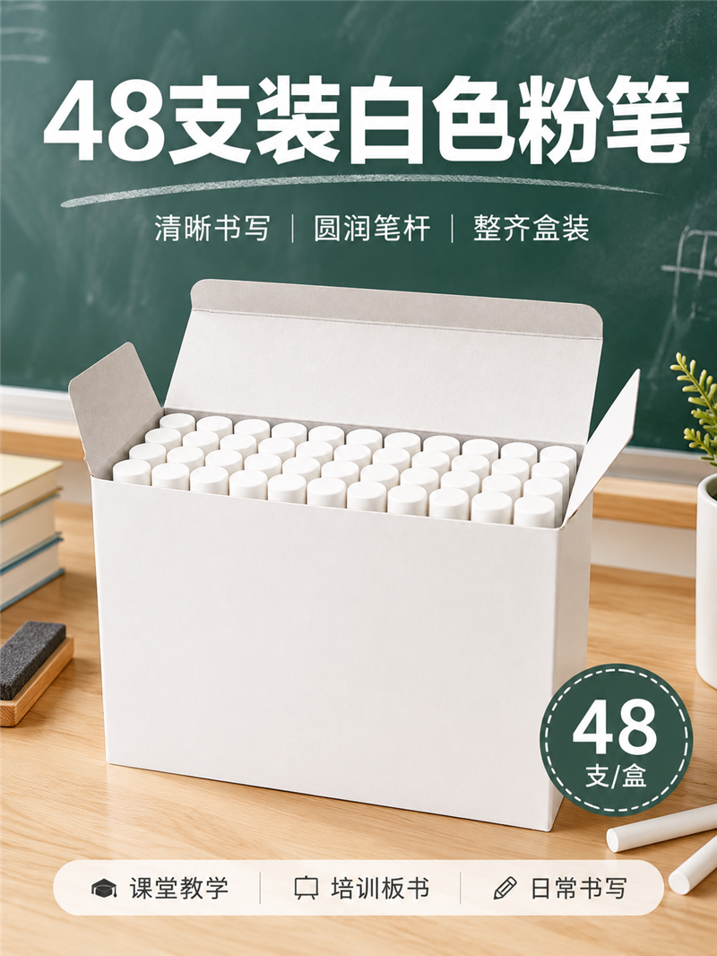 江小果 粉笔 多色 箱高清大图