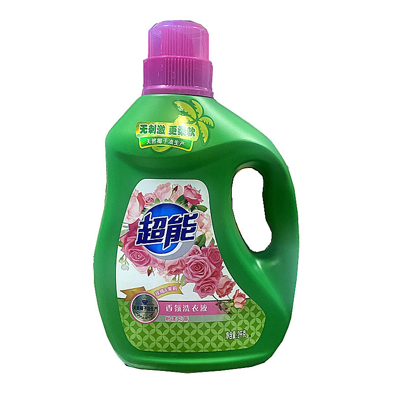 超能 亲肤香氛洗衣液2kg植翠低泡 洁净柔顺 舒适护色