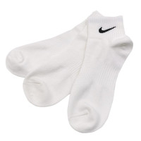 Nike/耐克 男袜女袜 2018新款 3双装中筒运动休闲袜子SX4706-101