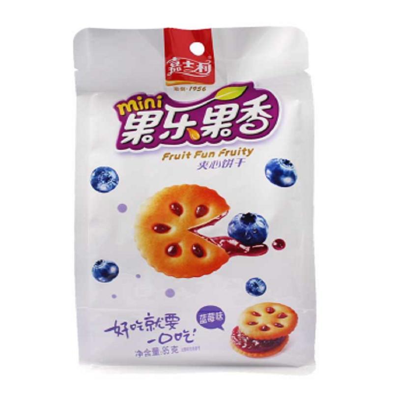 85g嘉士利果乐果香饼干蓝莓味视频