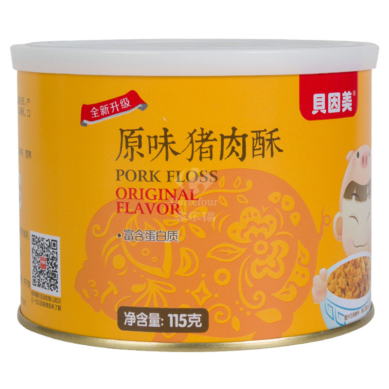 [苏宁自营]贝因美(BEINGMATE)原味猪肉酥(6-36个月适用)115g
