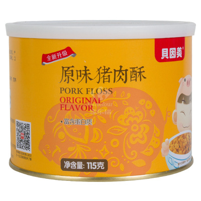 [苏宁自营]贝因美(BEINGMATE)原味猪肉酥(6-36个月适用)115g