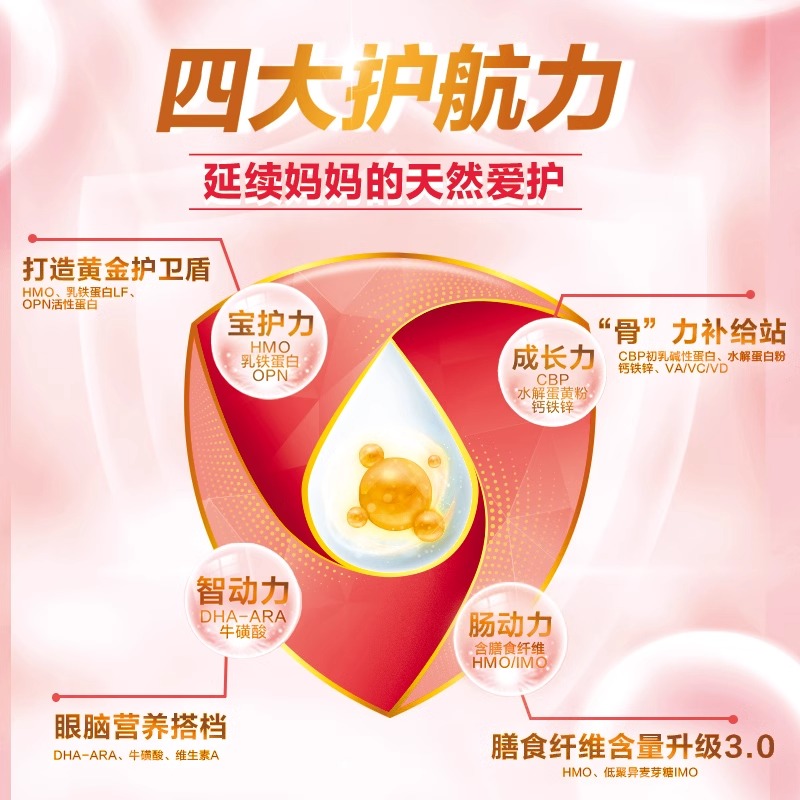 贝因美爱加4段国产奶粉800克3-6岁高钙易吸收营养全面高清大图