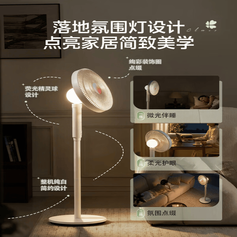 美的(Midea)电风扇落地扇家用智能变频立式风扇大风量客厅宿舍立式大风量电扇 SDJ30QJ高清大图