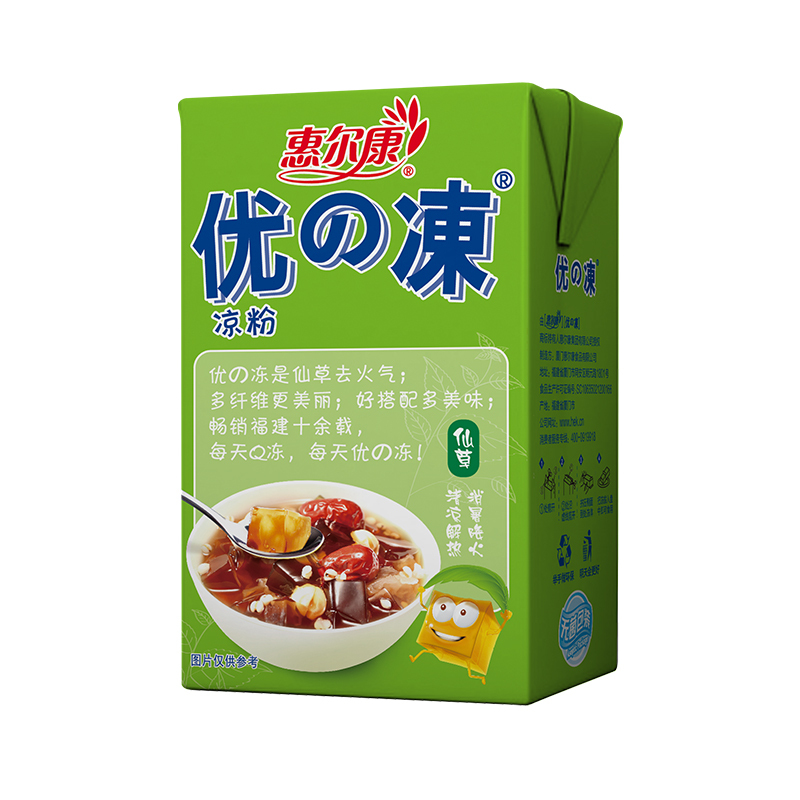 惠尔康优的冻烧仙草凉粉仙草冻248g16盒整箱礼盒装