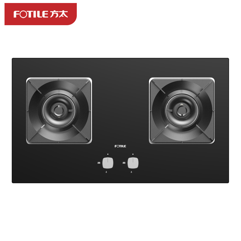 方太fotile燃气灶02th29b52kw超大火力可调节底盘嵌入式双眼灶具65热