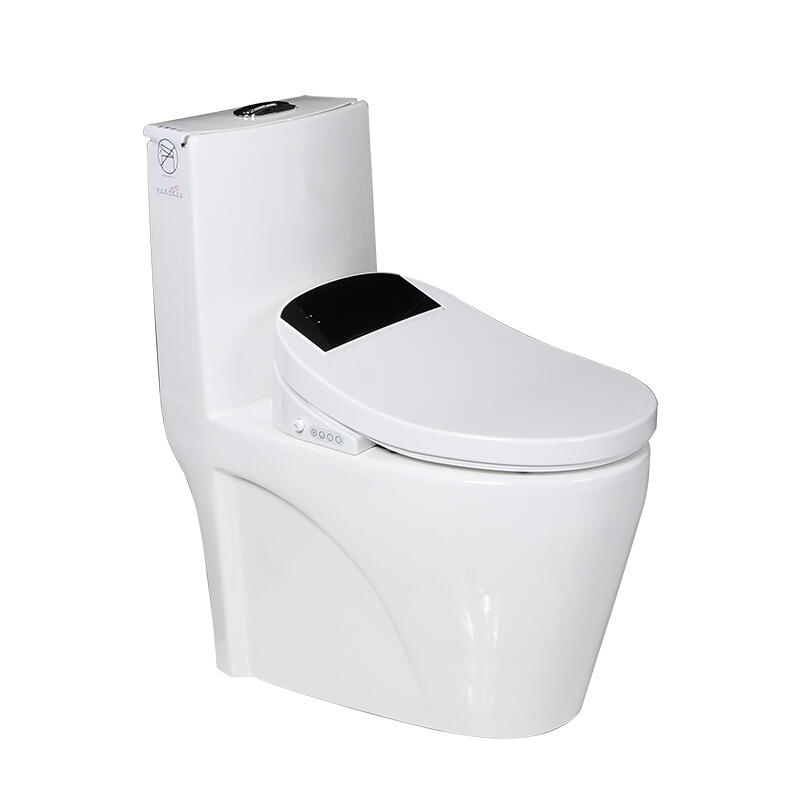 墙排式马桶排式排水坐便器静音抽水马桶座便器墙排家用地下室座便器隐藏式家用连体波迷娜BOMINA