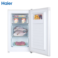海尔(Haier)立式小冰柜家用 抽屉式母乳存储冷冻柜 一级节能低霜小型冰柜 BD-82DMW
