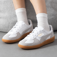 彪马（PUMA）男鞋女鞋新款情侣运动鞋潮流时尚舒适透气休闲鞋板鞋396464-01 ZP 396464-12/灰/白 42.5