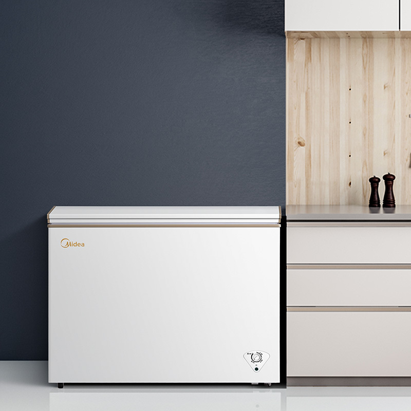 美的(Midea)300升 卧式冷柜 大容量家用商用冰柜 一级能效冷藏冷冻转换柜 大型 BD/BC-300KMD(E)