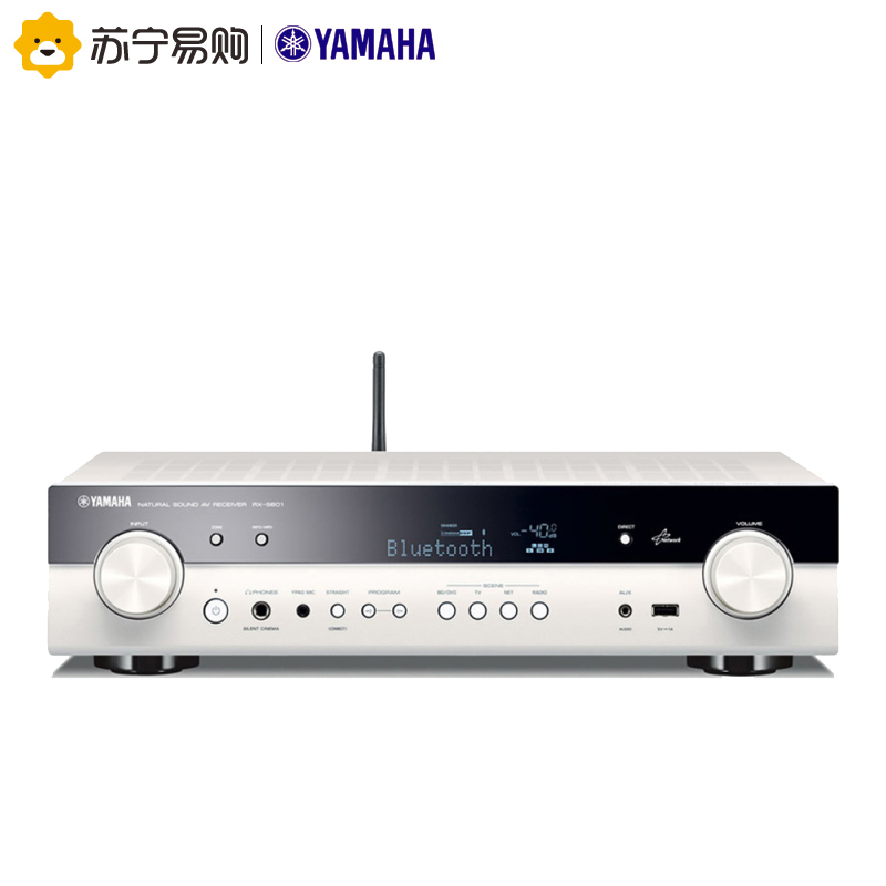 Yamaha/雅马哈 RX-S601WH 数字5.1家庭影院功放 蓝牙WIFI 白色