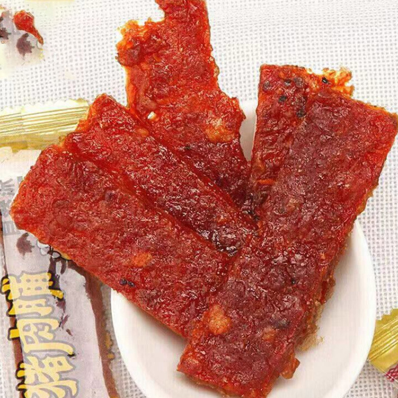 自然派猪肉脯味美鲜香口感醇厚零食独立装蜜汁味65g*3袋高清大图