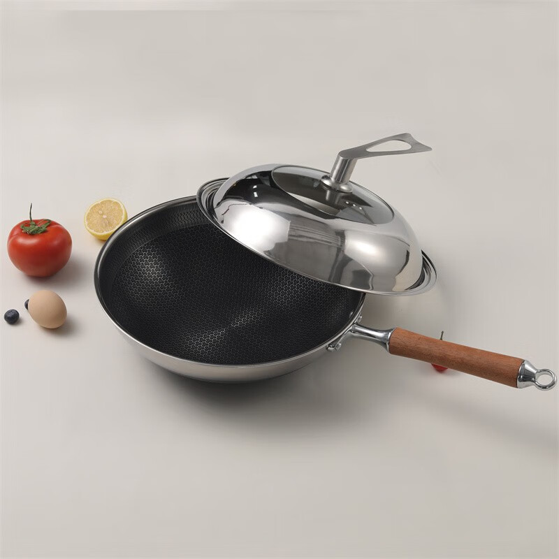 Haner 韩尔-克林格304单面雕刻煎锅HR-BXG-03高清大图