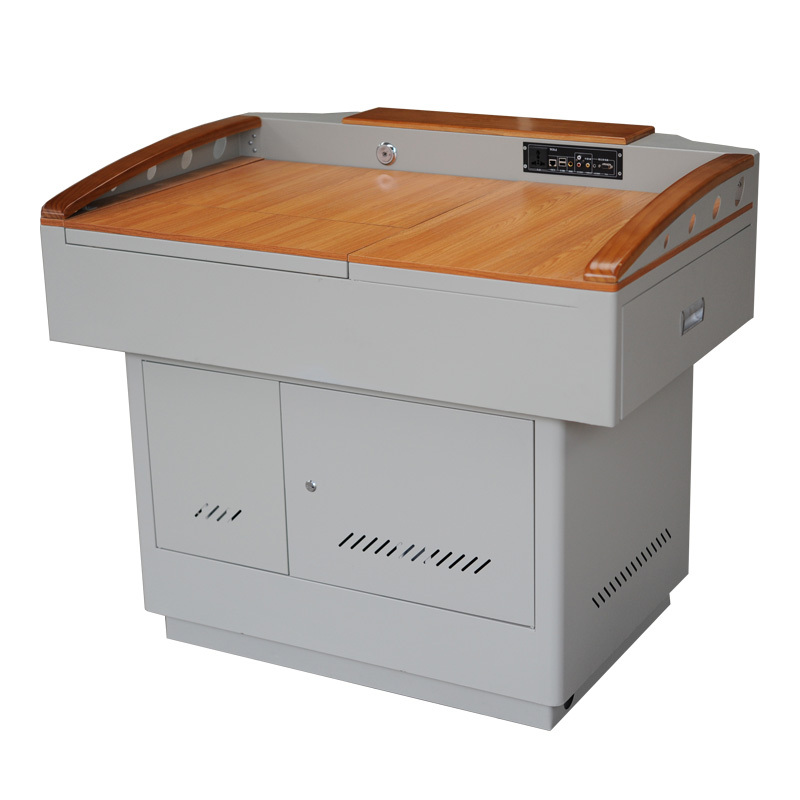 匡大多媒体演讲桌教师讲台视频