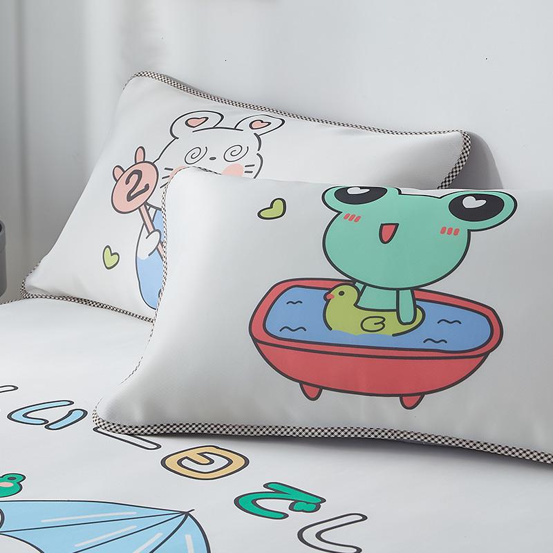 美帮汇凉席冰丝1.8m床单人学生宿舍空调席子三件套夏季可水洗折叠机洗高清大图