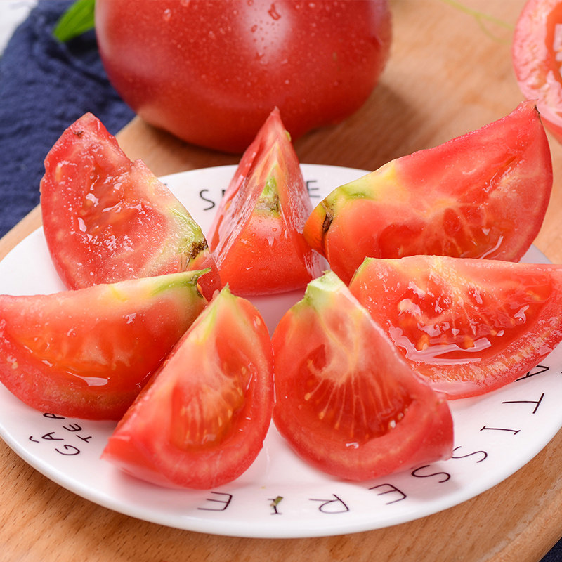 [熊猫鸟]山东普罗旺斯番茄 净重3斤 7-9个 西红柿高清大图