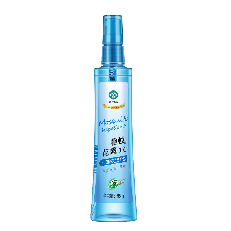 隆力奇驱蚊花露水195ml+60ml止痒凝露 组合装