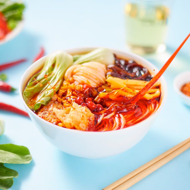 好欢螺原味螺蛳粉300克*3袋柳州特产酸辣米线速食方便面粉丝图片