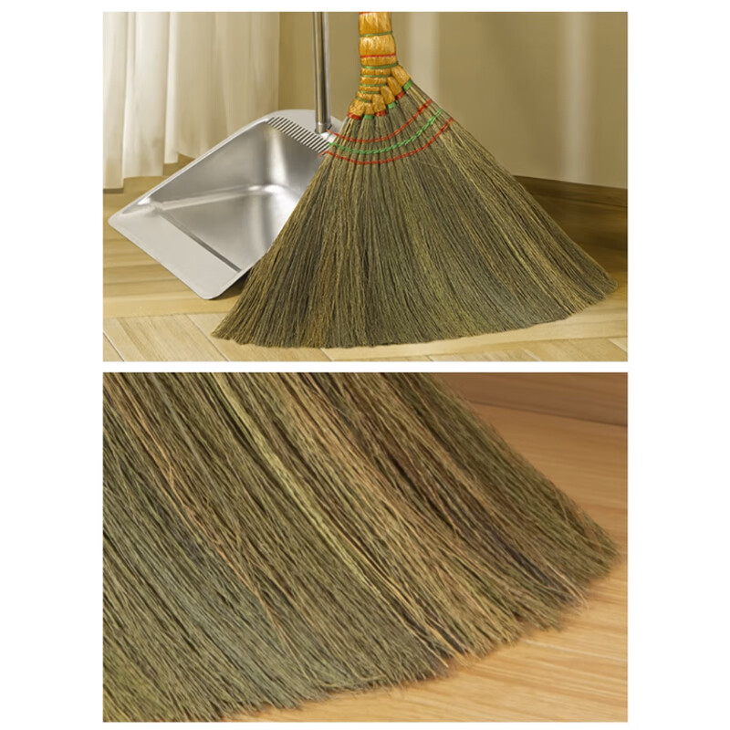 科力邦(Kelibang)扫把 芒草扫把 扫地笤帚户外扫帚软毛不粘头发老式农村庭院清洁 软毛笤帚2把装/套 KB1403高清大图