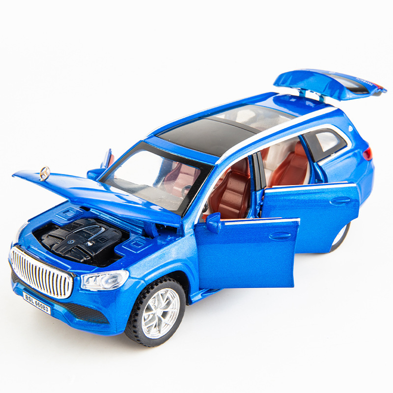 宝思仑132迈巴赫gls600合金汽车模型回力玩具越野68083盒装