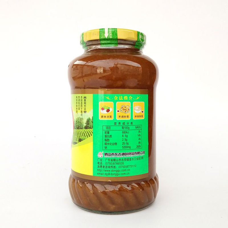 东古一品鲜黄豆酱800g