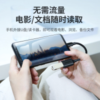 绿联otg数据线转接头type-c转usb2.0安卓typec平板接u盘下载多功能优盘适用苹果电脑华为荣耀P50小米手机