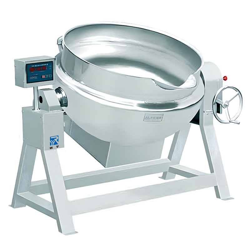 瑞宇牌商用电热摇摆夹层锅/容量100L/1280*890*930mm/φ700/深度470mm/380v12kw/304