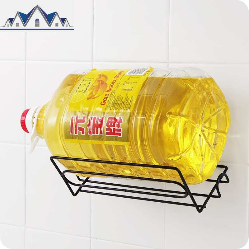 免打孔保鲜膜架 冰箱侧壁卷纸挂架收纳架厨房用纸架置物架 三维工匠高清大图
