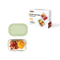 艾逸瑶选 晶萃高硼硅玻璃饭盒CJ-21144 640ml