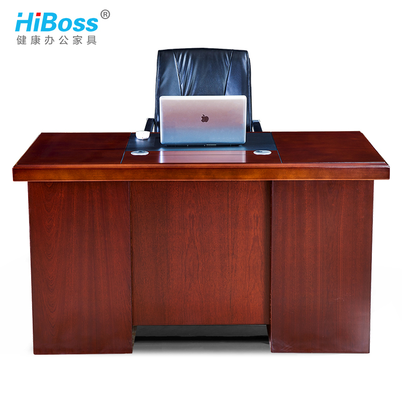 HiBoss 办公桌1.6米油漆电脑桌班桌员工办公台