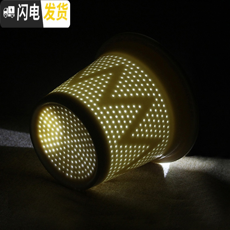 三维工匠 陶瓷马克杯子带过滤网带盖泡茶水分离杯大容量纯色简约风