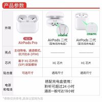 苹果Apple Airpods pro 原装无线蓝牙耳机 主动降噪 防水防汗 海外版 无线充电盒