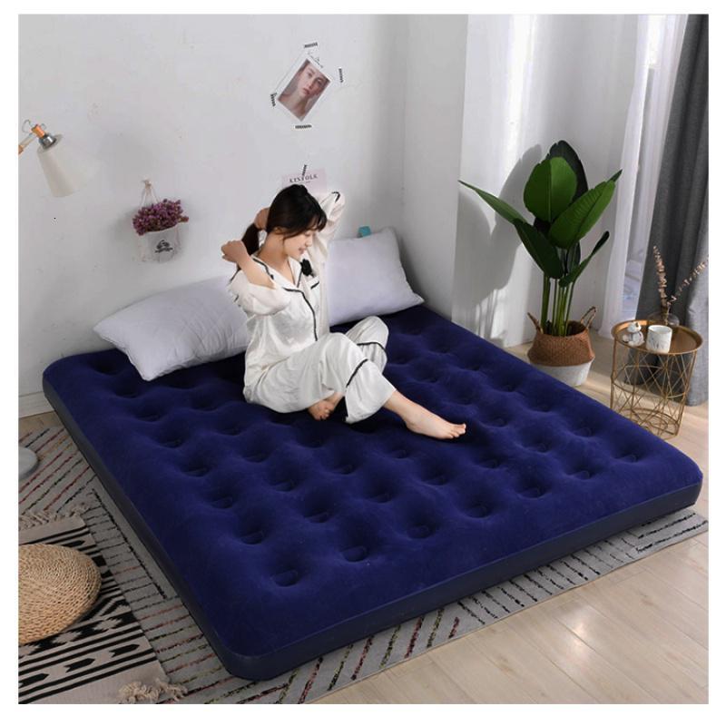 艺可恩户外充气床双人家用帐篷气垫床垫折叠懒人便携式自动简易单人冲