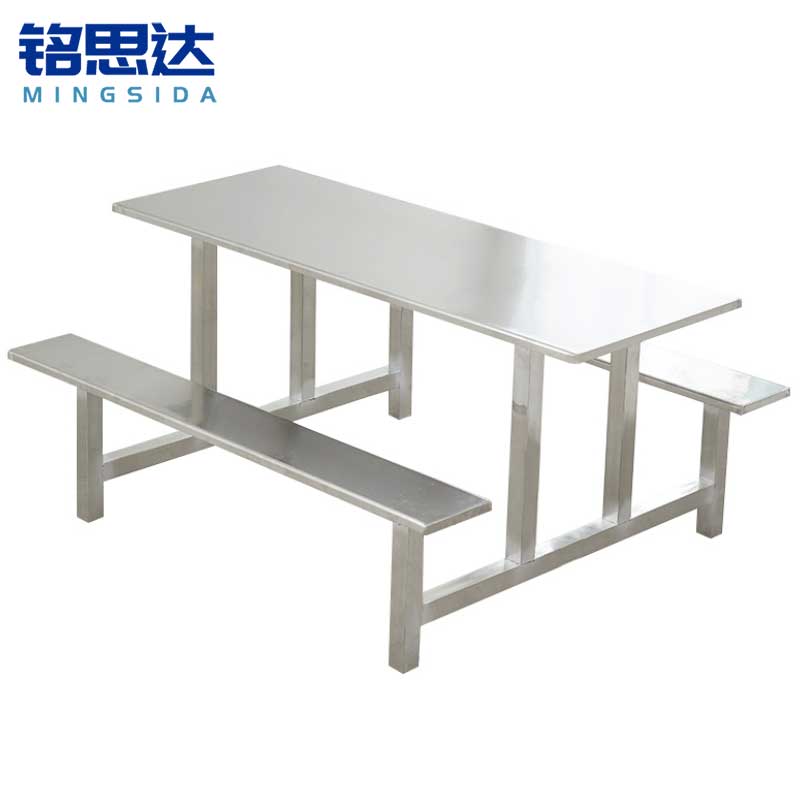 铭思达不锈钢餐桌六人位套高清大图