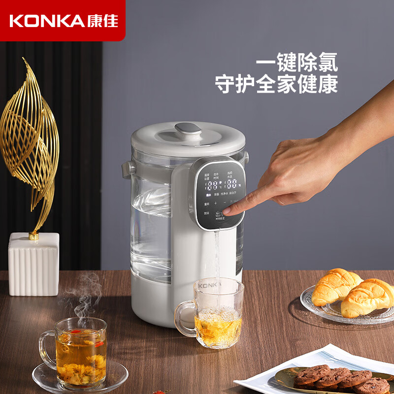 康佳(KONKA) 电热开水瓶3.5L(白色) KDSP-3523-M高清大图