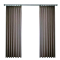 愉悦之家 1m*2.7m(打孔款) G-悦绒电雕竖条竖条功能帘 窗帘 (计价单位:米) 咖色