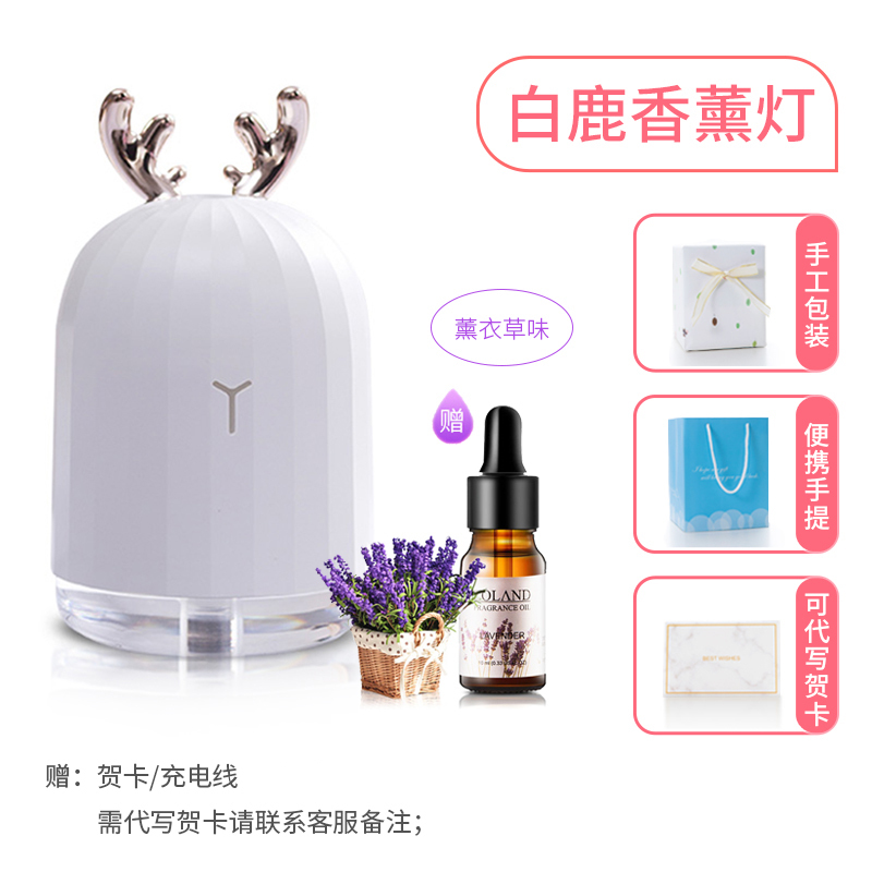 时光旧巷香薰精油小型家用静音卧室办公室桌面香加湿器