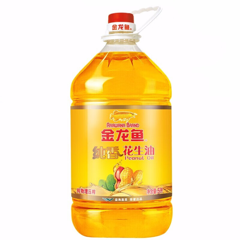 金龙鱼纯香花生油5L-